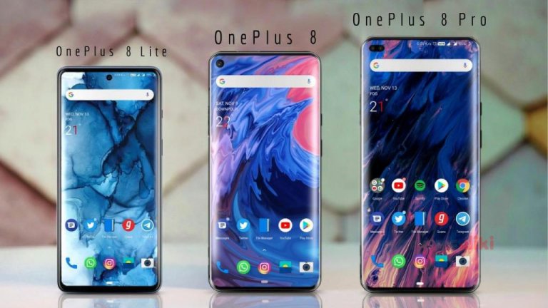 OnePlus 8 and 8 Pro, oneplus 8 lite  sighted on Amazon