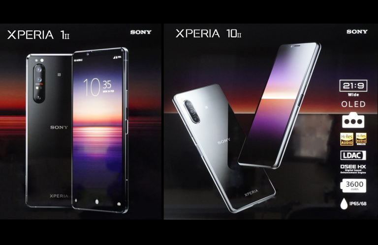 Xperia 1 II and Xperia 10 II: Specs and official pictures leaked, RT-Eye auto-focus of the Sony Alpha cameras on board