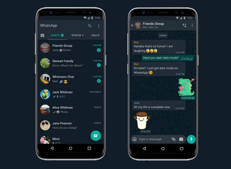 WhatsApp presents its darkmode with an all too understandable video
